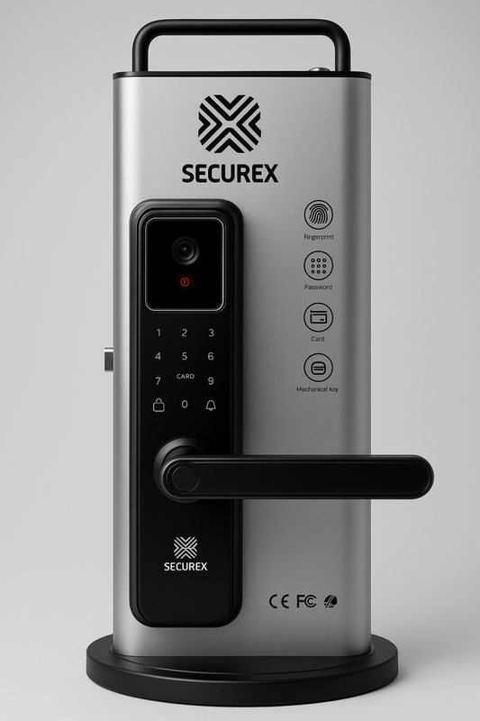 كيلون إلكتروني بالبصمة مع كاميرا من SECUREX | أمان ذكي وتحكم كامل - محورك