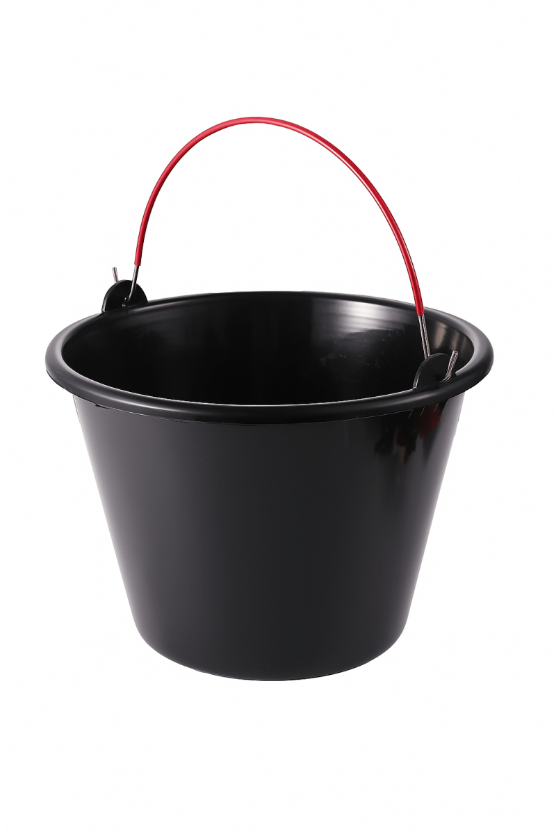 Black Plastic Bucket سطل بلاستيك أسود - محورك